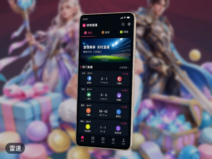 雷速 APP，随时随地掌握比分